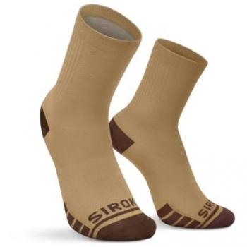 Calcetines de Ciclismo Unisex GS1 Mostaza Marrón Siroko