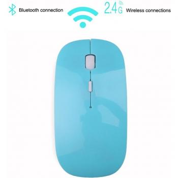 Ergonomic Wireless Mouse with Bluetooth 5.0 and 2.4GHz