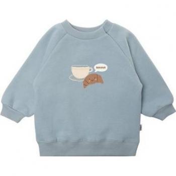 Croissant Bonjour Sweatshirt für Kinder