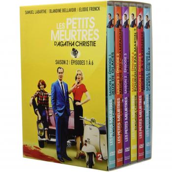 Coffret Les petits meurtres d'Agatha Christie 1 à 6 épisodes DVD