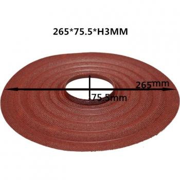 Kit d’amortissement woofer double – 2 paquets 265 mm, ressorts, tissu rouge, accessoire bricolage