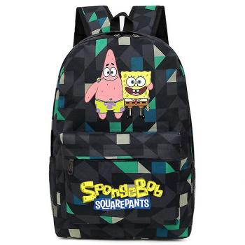 Bolso de Estudiante Bob Esponja en Estilo Kawaii
