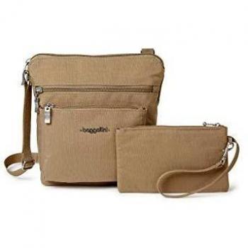 Baggallini Beach Size Pocket Crossbody Bag
