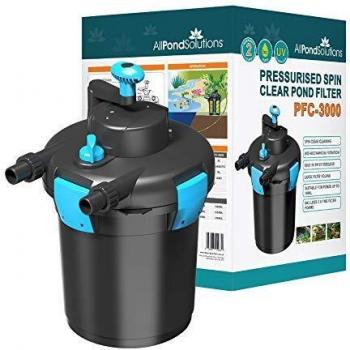 Pressurised Koi Fish Pond Filter/UV Light Steriliser (PFC-3000)