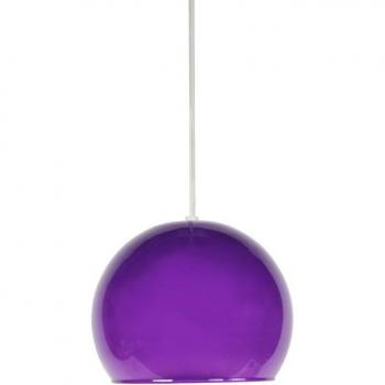 Suspension en Verre Violet