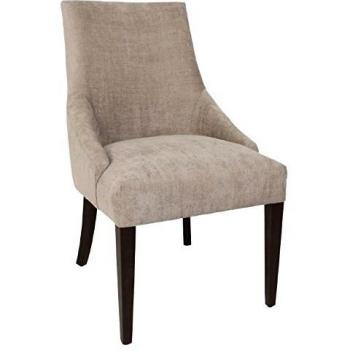 Bolero CF367 Birch Frame Dining Chairs, Polyester Material, Neutral (Pack of 2)
