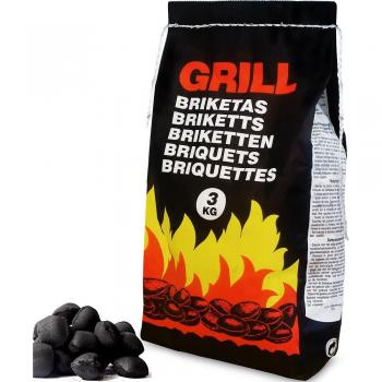 Pack de 3 briquettes de charbon de bois BBQ