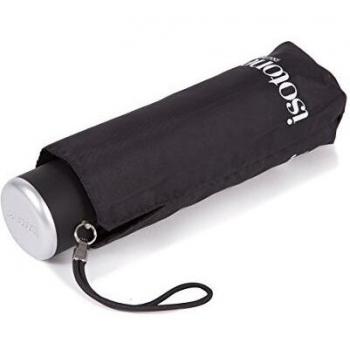 Isotoner Parapluie miniature pour femme en noir