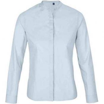 Camicia da Donna in Popeline Blu Chiaro