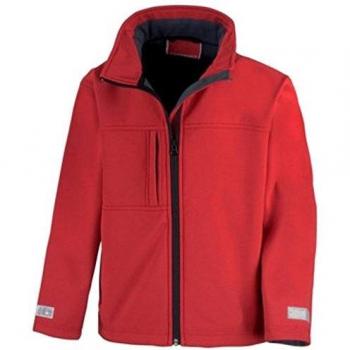 Result Kids Red SoftShell Outerwear 3-4