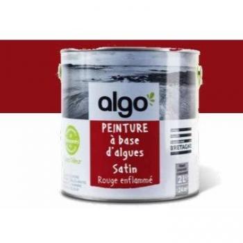 Peinture Biosourcée Décorative Algo Rouge Satin 2L
