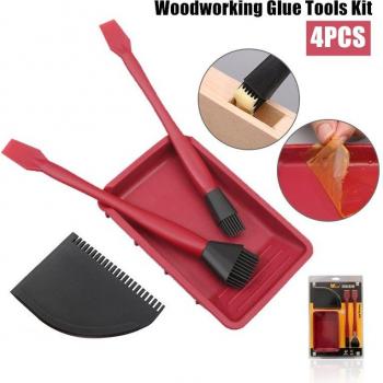 Narrow & Wide Brush Combo with Silicone Blades – 4‑Piece Kit