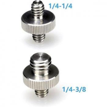 Adaptateur mâle 1/4 vers 3/8 pour accessoires photo