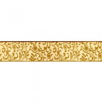 Bordes Dorados: Cenefa Beige Sofisticada