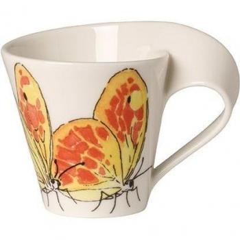 Villeroy & Boch New Wave Caffè Orange – Gestrichene Sulphur Espresso Tasse