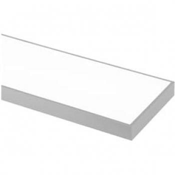 Bande de Lumière PVC 18 W 600 × 100 mm Cadre Transparent – 4200 K, IP20