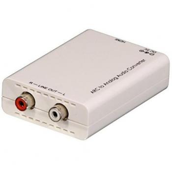 Lindy HDMI ARC Audio Converter Analog (Digital -> Analog), Audio Adapter, Weiss