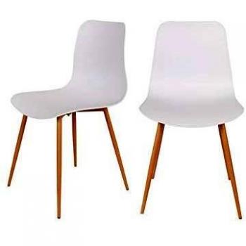 White Leon Style Dining Chairs