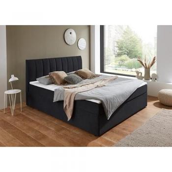 Boxbett Alva, schwarz, von ATLANTIC HOME COLLECTION, Liegefläche 160 cm x 200 cm