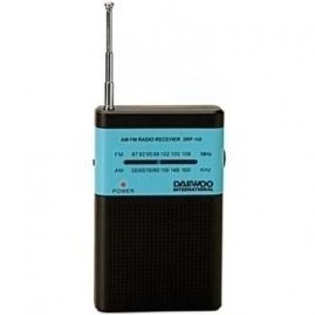 Radio Daewoo AM/FM DRP-100 Negro/Azul (NUEVO)
