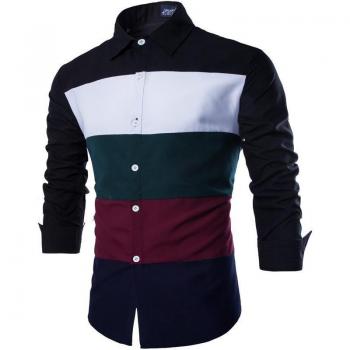 Camisa Casual con Estilo Retro