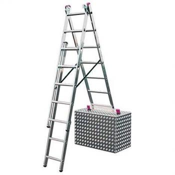 Krause Corda Alu Vielzweckleiter 3x7 Tritte