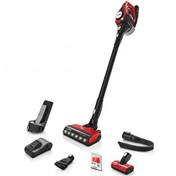 Bosch Serie 8 BBS8214PET aspiradora de mano sin bolsa Negro, Rojo