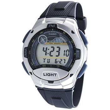 Casio Men's Sports Silver LCD Chronograph Watch