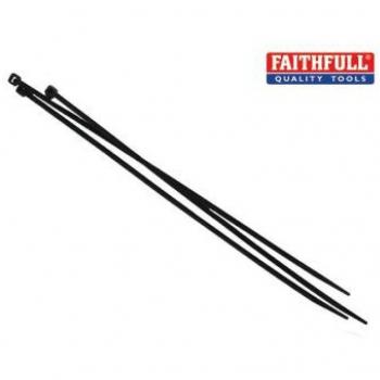 FAICT200B 200MM BLACK CABLE TIES