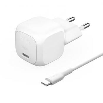 Belkin 20 W USB‑C Charger – PD & PPS, 1 m USB‑C Cable, White Version