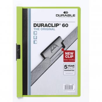 Klemmap Duraclip A4 Verde 6mm