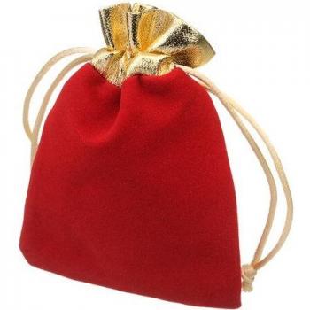 Christmas Velvet Drawstring Bags for Jewelry