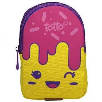 Monedero Totto Paletita de color amarillo con llavero