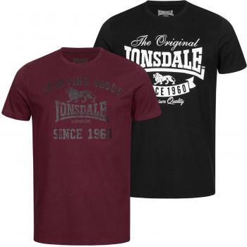 Lonsdale T-Shirt SUSSEX-TORBAY (Packung, 2-tlg., 2er-Pack)