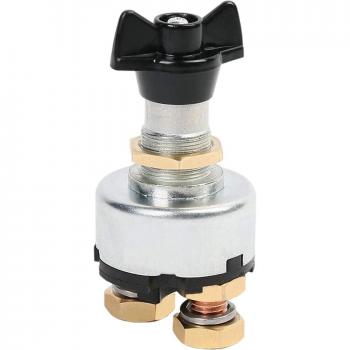 Bouton de mise hors tension 12 V + arrêt batterie + prévention fuite à deux contacts