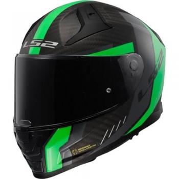 LS2 FF811 Vector II Carbon Grid Casco Verde S