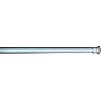 Support Télescopique de Douche Extra Robuste, Coloris Blanc, Hauteur Réglable 110-185 cm