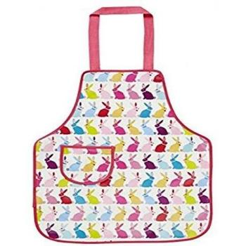 Eco‑Friendly Kids’ Mermaids and Unicorns Cotton Apron, PVC Accent