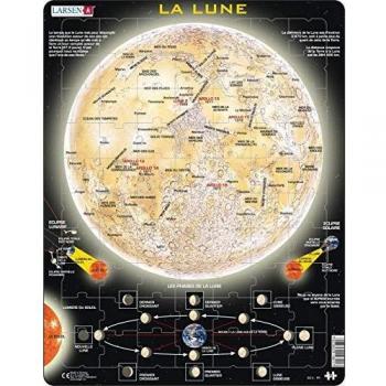 Puzzle Cadre 70 Pièces « La Lune » – Édition Française – Larsen SS5