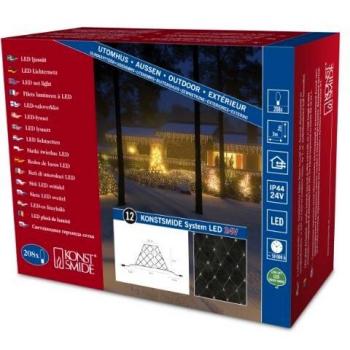 208 Warmweiße Dioden Lichternetz Konstsmide 4623-103