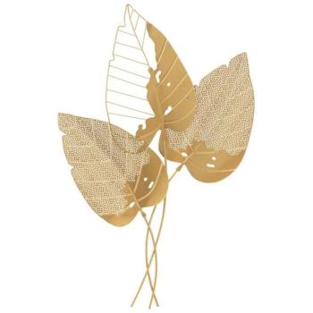 WallGold Autumn Leaves 53x4x84,5 cm in Ferro