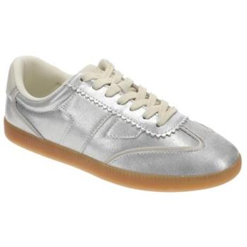 Toms Collins Chaussures Femme Argentées en Cuir