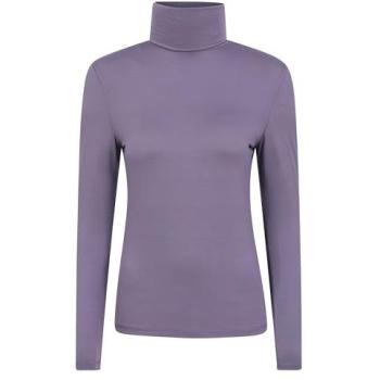 Keep the Heat Women’s Quick‑Dry Thermal Roll‑Neck in Purple (Size 14)