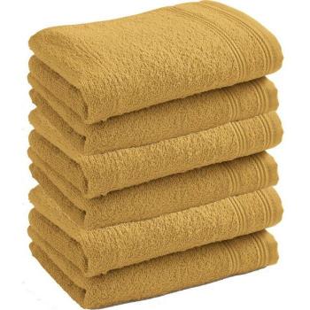 Lot 24 serviettes invité éponge « Spa » 30 × 50 cm, 400 g/m² – couleur jaune maïs