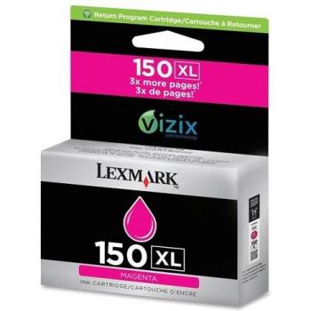 Lexmark Cartridge 150XL Magenta – Rendement supérieur – Blister Alarmé