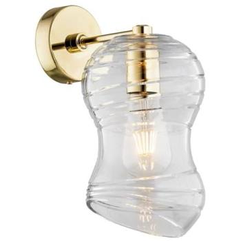 Netlighting Premium Wall Lamp – Transparent Gold Brass-Steel