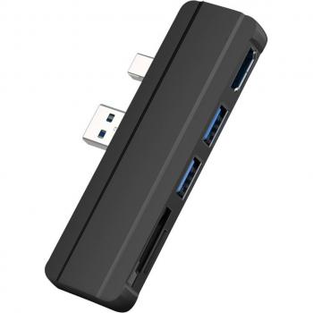 Hub Multiport 5 en 1 con HDMI 4K y ranura SD/MicroSD para Surface