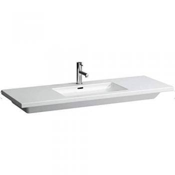 Laufen Lavabo Living Square 130x48cm, 1 Trou pour Robinet, avec trop-plein