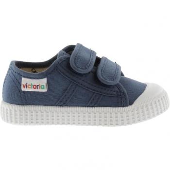 Victoria 1915 Kinder Sneakers mit doppeltem Klettverschluss und verstärkter Zehenkappe