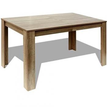Eiche Esstisch 140x80x75 cm von vidaXL